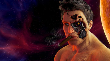 'Battle-Damaged Hogart' : Realtime Rigged Character - Daz, 3DSMax, Mudbox, Photoshop