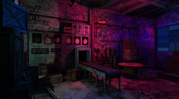 'Inked Ravens' : Texturing & Lighting of realtime 3D Unity environment built by artist partner