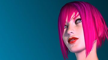 'Rose' : Realtime Rigged Character, 3DSMax, Photoshop